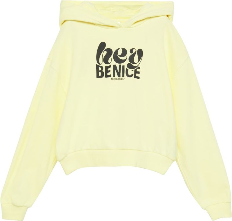 Sweater - Capuchon - Sweatstof - Tekst Print - Normale Pasvorm