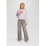 s.Oliver - Sweatshirt - Pink/Rood - Sweatstof - Capuchon
