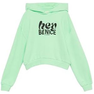 Hoodie - Capuchon - Sweatstof - Lange Mouwen - Normale Pasvorm - Tekst Print