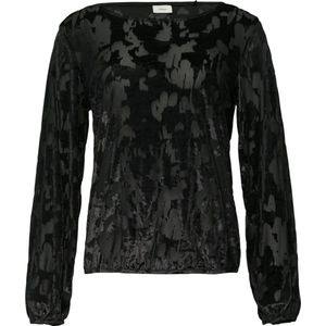 T-shirt - Semi-transparant - Fluwelen Longsleeve