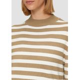 s.Oliver BLACK LABEL Trui  lichtbruin / wit