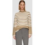 s.Oliver BLACK LABEL Trui  lichtbruin / wit