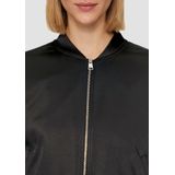 Binnenjas - Dames - Satijnen Blouson - Met Opstaande Kraag - Casual Stijl