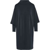 s.Oliver BLACK LABEL - Jurk - Marine - Modal - Opstaande Kraag, Lange Mouwen