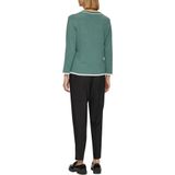 s.Oliver BLACK LABEL - Trui - Groen/Wit - Gebreide Truien