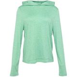 s.Oliver - Shirt - pastelgroen - Jersey - Capuchon, Effen, Lange Mouw, Losse Pasvorm