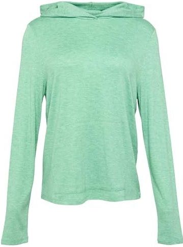 s.Oliver - Shirt - pastelgroen - Jersey - Capuchon, Effen, Lange Mouw, Losse Pasvorm