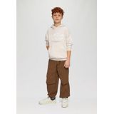 Sweatshirt - Capuchon - Motiefprint - Sweatstof - Wijde Pasvorm