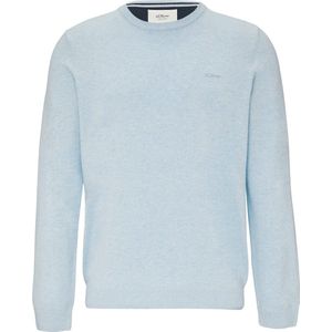 S.Oliver Pullover met Logo Lichtblauw