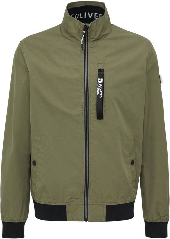 s.Oliver RED LABEL - Outdoor-jack - Effen - Katoenmix - Regular Fit