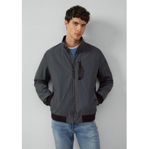 s.Oliver RED LABEL - Outdoor-jack - Effen - Katoenmix - Regular fit - Contrastdetails