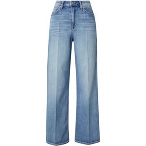 s.Oliver - High Waist Wide Leg Jeans - Lichtblauw