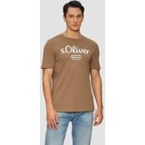 s.Oliver - T-shirt - Bruin - 100% Katoen