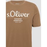 s.Oliver - T-shirt - Bruin - 100% Katoen
