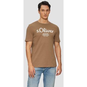 s.Oliver - T-shirt - Bruin - 100% Katoen