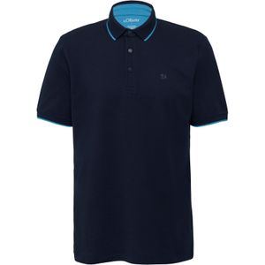 s.Oliver - Polo - Maat M - - 5852 BLUE -
