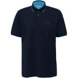 Shirt - Effen - Jersey - Polokraag - Kwartmouw