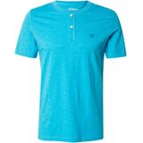 s.Oliver - T-shirt - Petrol - Met Logoprint - Korte Mouwen