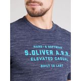 T-shirt - Gemêleerd - Jersey - Logoprint