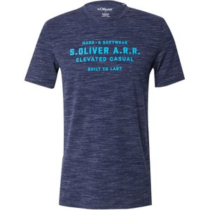 T-shirt - Gemêleerd - Jersey - Logoprint