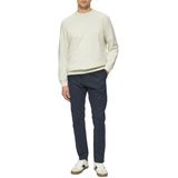 Sweater - Effen - Sweatstof - Lange Mouw - Geribbelde Kraag