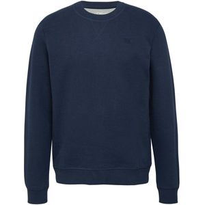 Sweater - Effen - Sweatstof - Lange Mouw - Geribbelde Kraag