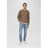 Sweater - Effen - Sweatstof - Lange Mouw - Normale Pasvorm