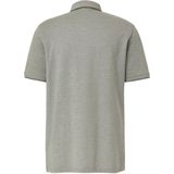 Poloshirt - Gevlamd Piqué - Katoen - Korte Mouwen - Streepdetail