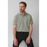 Poloshirt - Gevlamd Piqué - Katoen - Korte Mouwen - Streepdetail