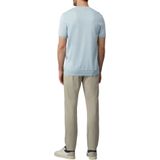 s.Oliver BLACK LABEL - T-shirt - Lichtblauw - Gebreid - Katoen en Modal