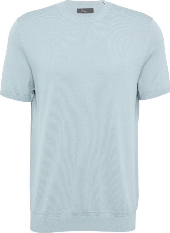 s.Oliver BLACK LABEL - Trui - Lichtblauw - Knitwear - Ronde Hals