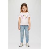 Treggings - Borduurwerk - Katoenmix - Elastische Tailleband - Waseffect