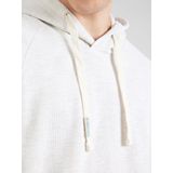 s.Oliver - Hoodie - Wolwit - Katoen - Met Logo-patch en Structuur