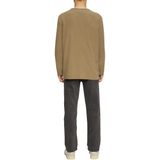 s.Oliver - Shirt - Beige - Lange Mouw - Normale Pasvorm