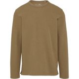 s.Oliver - Shirt - Beige - Lange Mouw - Normale Pasvorm
