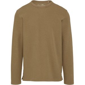 s.Oliver - Shirt - Beige - Lange Mouw - Normale Pasvorm