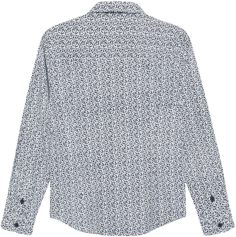Overhemden - Slim Fit - Katoen - Ronde Zoom - All-over Patroon