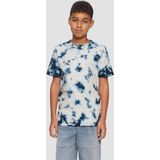 s.Oliver - T-shirt - Marine - Katoen - Ronde Hals, Korte Mouwen