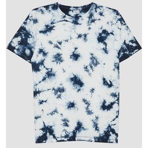 s.Oliver - T-shirt - Marine - Katoen - Ronde Hals, Korte Mouwen