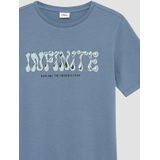 s.Oliver - T-shirt - Lichtblauw - Katoen