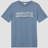 s.Oliver - T-shirt - Lichtblauw - Katoen