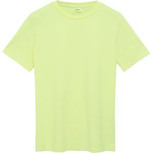 s.Oliver - T-shirt - Geel - Katoen