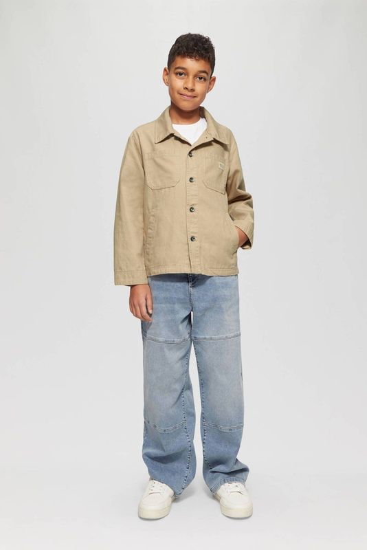 s.Oliver - Overhemd - Lichtbruin - Katoen