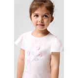 s.Oliver - Casual - T-shirt - Effen - Katoen - Borduursel