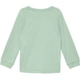 T-shirt - Zachte Jersey Longsleeve - Fotoprint - Geribde Boorden