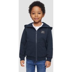 Sweatvest - Katoenmix - Printdetail - Ronde Hals - Lange Mouwen