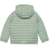 Gewatteerd regular fit jack met capuchon