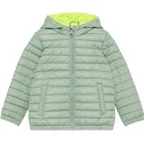 Gewatteerd regular fit jack met capuchon