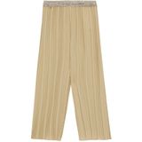 s.Oliver - Wide Leg - Casual Broek - Beige - 100% Polyester