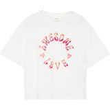 s.Oliver - T-shirt - Wit - 100% Katoen